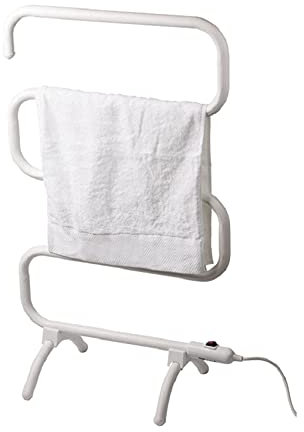 KLZUOPT Porte-Serviettes Chauffant 100W Chauffe-Serviettes Porte-Serviettes Chauffant sur Pied Chauffe-Serviettes sèche-Serviettes de Bain radiateur sèche-Serviettes étendoir