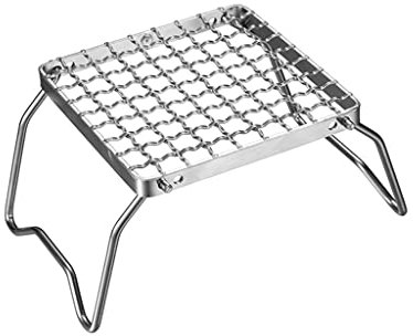 BEKORE Folding Grill Gas Barbecue Tool BBQ Outdoor Portable Mini Campfire for Camping Picnic Grate