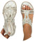 Sandalen Damen Sommer Elegant Flache Strass Bohemia T-Riemen Frauen Sandalen Weichen Sohlen Sommerschuhe Glitzer Flip Flops Gummiband Slingback Sandalen Mädchen Strandschuhe