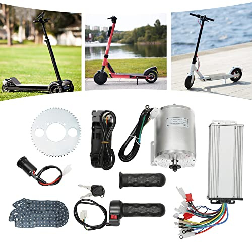 Kit motore senza brushless, 3000 W, 48-72 V, BLDC, motore elettrico brushless ad alta velocità, controller e throttle per scooter elettrici