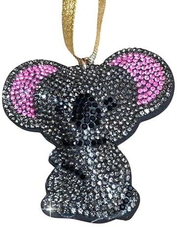Popfizzy Bling Koala Christmas Ornaments 2023, Christmas Decor for Tree, Rhinestone Christmas Tree Ornaments, Xmas Décor