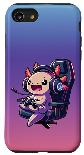 Gamesolotl lustiges Axolotl Wortspiel für Gamer Hülle für iPhone SE (2020) / 7 / 8