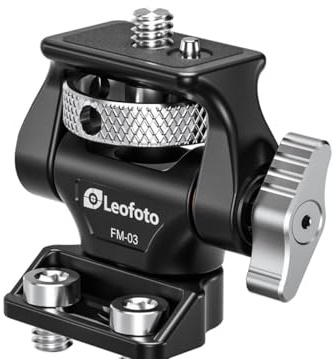 Leofoto Camera Cage Monitorhalterung FM-03 mit Zwei Anschlußgewinden 1/4