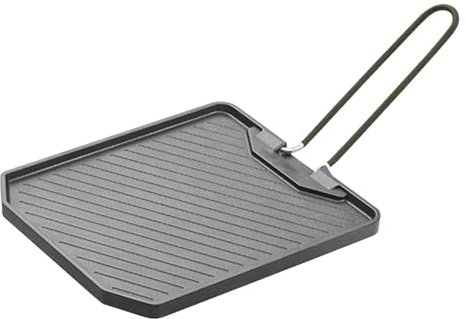 Non-Stick Baking Sheet | Raclette Pan | Square Grill Pan, Kitchen Oven Baking Pans with Handle, Rustproof Baking Sheets, Oven-Safe Cooking Pans, Sturdy Cooking Tools and Kitchen Accessories