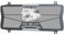 OXLLONE Kühler Motorrad Kühlergrill Abdeckung Aluminium für Z650 2017-2023 Z650RS 2022 2023 2024-Schwarz