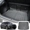 CDEFG Kompatibel mit Cupra Formentor 2021-2023 2024 Kofferraumwanne, TPE Kofferraummatte Wasserdicht Anti-Staub Wanne Car Cargo Trunk Tray Auto Formentor VZ 2024 Zubehör