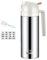 Generico Spruzzatore e dispenser per olio 2 in 1,Spruzzatore e dispenser per olio - Spray e contenitore per olio 2 in 1 | Flacone spray per olio in acciaio inossidabile, bottiglia di olio d'oliva e d