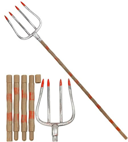 W WIDMANN MILANO Party Fashion - Forcone insanguinato, 155 cm, Accessorio per Costumi da Diavolo e da psicopatico