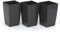Stolmet Tall Square Planter - Available in Glossy White or Glossy Graphite - Modern Design (Graphite, 30L x3)
