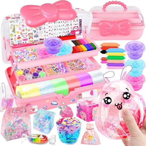 Herenear Nano Tape Bubbles Set, 98 Pcs DIY Bubble Tape Nano Klebeband mit 6 Rollen Nanoband Doppelseitig, Nano Tape Bubbles Kits für Kinder, Blowing Bubble Tape Party Favors Geschenke