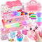 Herenear Nano Tape Bubbles Set, 98 Pcs DIY Bubble Tape Nano Klebeband mit 6 Rollen Nanoband Doppelseitig, Nano Tape Bubbles Kits für Kinder, Blowing Bubble Tape Party Favors Geschenke