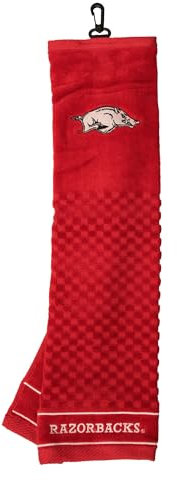 NCAA gesticktes Golf Handtuch, Herren Unisex Damen, Arkansas Razorbacks