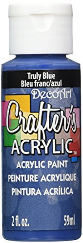 Deco Art 59 ml Crafters Acrylic, Truly Blue