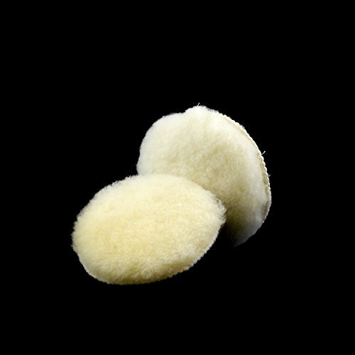 Lammfell-Polierscheibe (mit Klett) 154 mm