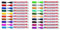 20x Edding Permanentmarker 3000 in 20 Farben