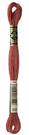 DMC 6-Strand Embroidery Cotton 8.7yd-Medium Terra Cotta