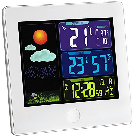 TFA Dostmann 35.1133 Sun Funkwetterstation (Weiß mit Batterien)