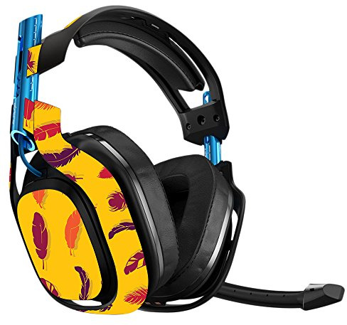 MightySkins Skin kompatibel mit Astro A50 Gaming-Headset der 3. Generation, Federschutz, langlebig und einzigartig, Vinyl-Aufkleber, einfach anzubringen, zu entfernen und zu ändern, hergestellt in den