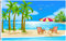 ShineSnow Summer Holiday Tropische Palme Strand Bird 3 x 5 Fuß Flagge, Polyester Hawaii Inseln Ocean Sea Scenery Landschaft doppelt genäht Tüllen Messing 3 x 5 ft Flagge 3x5 Ft Multi1