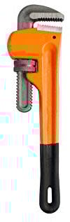 Vetrineinrete® Chiave giratubi modello americano da 12” 14” 18” e 24” con apertura regolabile cromo vanadio corpo in ghisa chiave inglese gira tubo (12 pollici) D34