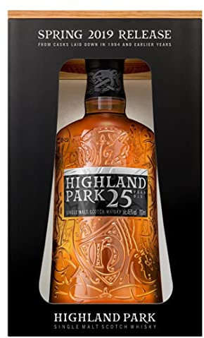Highland Park 25 Years Old Single Malt SPRING RELEASE 46%, Volume - 0.7 l in Geschenkbox