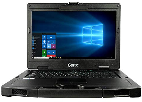 Getac S410, Core i5-6300U - 2.4GHz, 8GB, 500GB SSD, 14 inch (35.6 cm) Full HD (1920 x 1080) Display, WiFi, BT, HDMI, 2 x LAN, Win 10 Pro 64 Bit, Illuminated German Keyboard & RS232