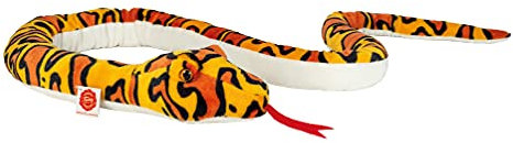 Teddy Hermann 92307 Schlange orange-gelb Gemustert 175 cm, Kuscheltier