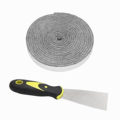 DOLAMOTY Dichtung für Big Green Egg Large, Big Green Egg Parts Zubehör, Hochtemperatur-Materialdichtung, Ersatz für Big Green Egg Large und XL, selbstklebend, 4,5 m lang, 2,2 cm breit, mit Schaber