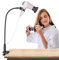 Linkidea Hair Dryer Stand, 360 Degree Rotating Blow Dryer Holder Hands-Free, Gooseneck Bracket with Clamp Mount for Dog Cat Grooming Home Salon