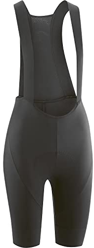 Gonso W Sqlab Go U Schwarz - Ergonomische komfortable Damen Träger-Radunterhose, Größe 34 - Farbe Black