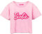 Barbie T-Shirt cuit pour Femmes Dames Fashion poupée Logo Rose Crop Top