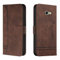 Trugox Handyhülle für Samsung Galaxy A5 2017 / A520 Hülle Klappbar Klapphülle mit Kartenfach Handytasche Handy Schutzhülle Tasche Leder Wallet Flip Case Slim Book Cover - Brown