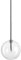 Ideal Lux EQUINOXE 15cm Globe Pendelleuchte Chrom