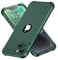 ORETECH Silicone Case for iPhone 14 Plus Case, with [2 x Tempered Glass Screen Protector] [Camera Protection] [Military Grade Protective] 360 Shockproof Thin Slim Fit Rubber Bumper Cover - Green
