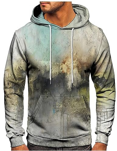 Herren T Shirt Compression Shirt Kapuzenjacke Herren Poloshirts Für Herren Poloshirt Herren Kurzarm Metallica Tshirt Sport Tshirts Herren Sweatjacke Fleecejacke Herren(5-Light Gray,5XL)