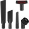 Lot de 6 Brosses/Buses d'Aspirateur 35mm Universelles, Accessoires Ensemble de Brosses et de Buses pour Kärcher, Miele, Siemens, Samsung, AEG, Bosch, Panasonic