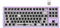 EPOMAKER x Feker Galaxy80 Gaming Mechanische Tastatur KIT Gasket, aus Aluminiumlegierung Barebone Kit, mit Hot-Swap-fühig, NKRO, fur Win/Mac/Gamer (Purple, Wireless KIT)