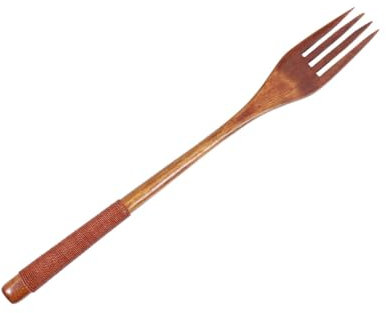 ABOOFAN couverts fourchette en bois ustensile de cuisine pour enfants fourchette japonaise fourchette pour enfants Style vaisselle et une fourchette