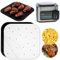 INFRAOVENS Air Fryer Pergamentpapierbögen für Ninja Combi All-in-One Multicooker 14-in-1 SFP701 Airfryer Ofen und Slow Cooker, perforierte Einlagen, 100 Stück vorgeschnittenes, quadratisches Zubehör,