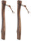 Yardwe 2 Pcs Ax Handle Hatchet Ax Wood Replacement Handle with Hanging Loop for Camp Ax 33cm