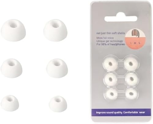 Silikon-Ohrstöpsel, In-Ear-Ohrstöpsel, Kappe, Kopfhörer-Aufsätze, In-Ear-Kopfhörer, Ohrstöpsel, für die meisten In-Ear-Kopfhörer