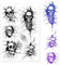GLOBLELAND Transparente Silikonstempel Mit Skelettmotiv Zum Basteln von Karten. Transparenter Halloween Silikonstempel Mit Siegelriss. Dekorative Transparente Stempel Für Scrapbooking Fotoalbum