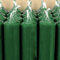 Bütic GmbH Stabkerzen durchgefärbt 100mm x Ø 22mm, Kerzen hochgereinigt, Brenndauer 4h, geruchsneutral, rußarm mit rückstandsfreiem Abbrand, Farbe:Dunkelgrün, Set mit:4 Stück