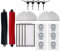 YIKRAOS Bolsa For Polvo For Mopa, Accesorios con Filtro HEPA, Piezas De Repuesto For El Cepillo Principal del Robot Aspirador Roborock Q8 MAX Q8 MAX+ Q5 Pro Q5 Pro+(20pcs)
