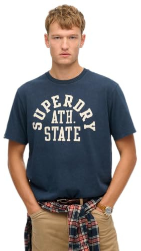 Superdry Herren Vintage Athletic Essential Grafik-T-Shirt