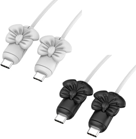 Handy Datenleitung Schutz, 2 Paare Kabel Silikon Protector, Ladekabel Saver, Kabel Kabelschutz
