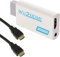 Wii auf HDMI Adapter, 1080P/720P Wii HDMI Konverter mit 1,5 m Kabel, 3,5 mm Audioausgang, Plug & Play für Nintendo Wii, unterstützt alle Anzeigemodi – verbesserter visueller und Stereo-Sound