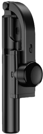 Hxhsgmeh Anti-Shake Mobile Phone Gimbal Stabilizer Bluetooth Selfie Stick Aluminum Alloy Handheld Stabilizer Foldable Monopod, Easy to Use