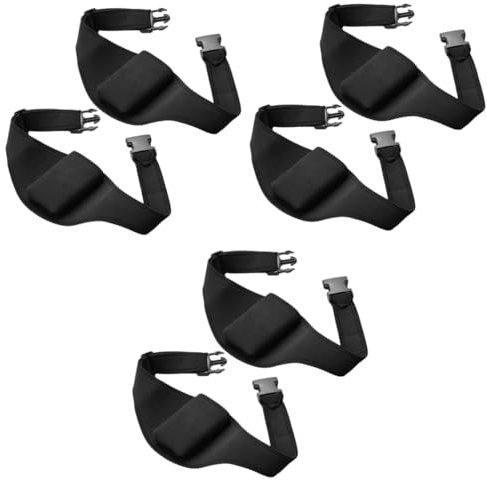 Sosoport 6pcs Fitness Belt Pouch Mic Holder Workout Waist Bag for Microphone Storage Portable Mic Belt for Dance