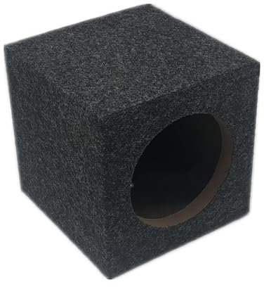 VADO VLTRA Car Subwoofer Enclosure Case, Sturdy Frame Sealed Speaker Cabinet Box Improves Audio Quality for Home, Vehicle, Public (6in)